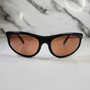 Serengeti Summit 5602 Black Frame with Brown Lenses Sunglasses Y2K